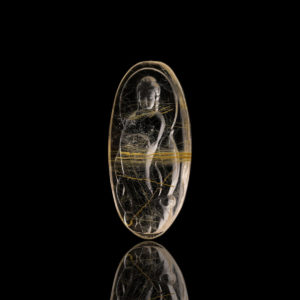 Mặt Phật Quan Thế Âm Bồ Tát - Tóc vàng bã mía #MTV0020 2