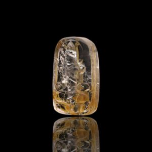 Mặt Phật Quan Thế Âm Bồ Tát - Tóc vàng bã mía #MTV0030 2