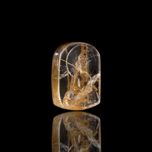 Mặt Phật Quan Thế Âm Bồ Tát - Tóc vàng bã mía #MTV0031 1