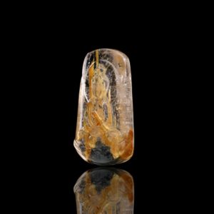 Mặt Phật Quan Thế Âm Bồ Tát - Tóc vàng bã mía #MTV0032 2