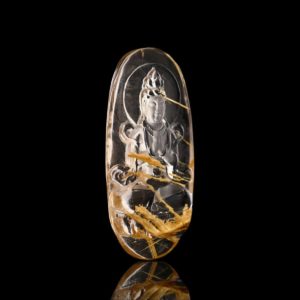 Mặt Phật Quan Thế Âm Bồ Tát – Tóc vàng bã mía #MTV0001 2