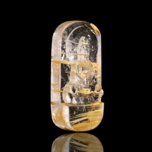 Mặt Phật Quan Thế Âm Bồ Tát – Tóc vàng bã mía #MTV0008 1