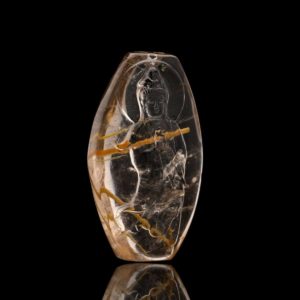 Mặt Phật Quan Thế Âm Bồ Tát – Tóc vàng bã mía #MTV0012 1