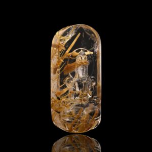 Mặt Phật Quan Thế Âm Bồ Tát – Tóc vàng bã mía #MTV0013 1