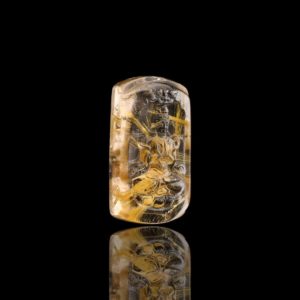 Mặt Phật Quan Thế Âm Bồ Tát - Tóc vàng bã mía #MTV0036 1