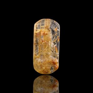 Mặt Phật Quan Thế Âm Bồ Tát - Tóc vàng bã mía #MTV0037 1