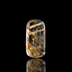 Mặt Phật Quan Thế Âm Bồ Tát - Tóc vàng bã mía #MTV0038 1