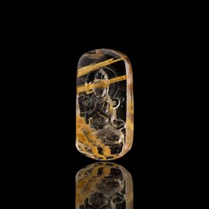 Mặt Phật Quan Thế Âm Bồ Tát - Tóc vàng bã mía #MTV0038 2