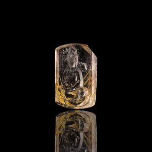 Mặt Phật Quan Thế Âm Bồ Tát - Tóc vàng bã mía #MTV0041 2