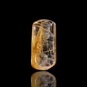 Mặt Phật Quan Thế Âm Bồ Tát - Tóc vàng bã mía #MTV0047 1