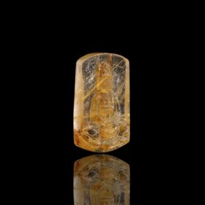 Mặt Phật Quan Thế Âm Bồ Tát - Tóc vàng bã mía #MTV0050 1