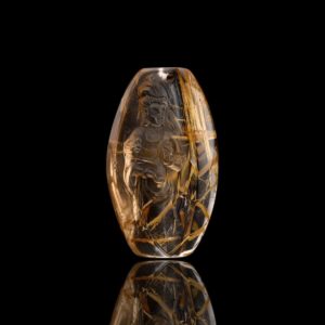 Mặt Phật Quan Thế Âm Bồ Tát - Tóc vàng bã mía #MTV0052 1