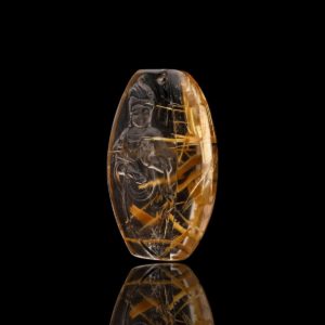 Mặt Phật Quan Thế Âm Bồ Tát - Tóc vàng bã mía #MTV0052 2