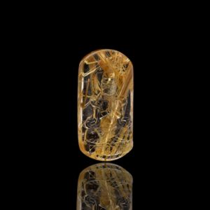 Mặt Phật Quan Thế Âm Bồ Tát - Tóc vàng bã mía #MTV0053 2