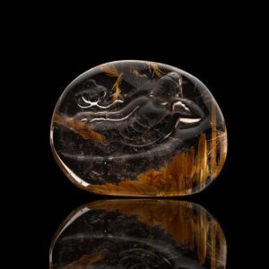 Mặt Phật Thích Ca Mâu Ni - Tóc vàng bã mía #MTV0054