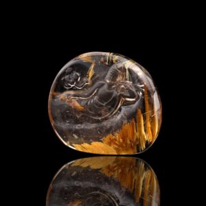 Mặt Phật Thích Ca Mâu Ni - Tóc vàng bã mía #MTV0054 2