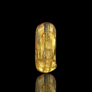 Mặt Phật Quan Thế Âm Bồ Tát - Tóc vàng bã mía #MTV0063 1