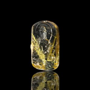 Mặt Phật Quan Thế Âm Bồ Tát - Tóc vàng bã mía #MTV0067 2