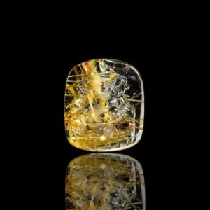 Mặt Hoàng Tài Bảo Thiên - Tóc vàng bã mía #MTV0069