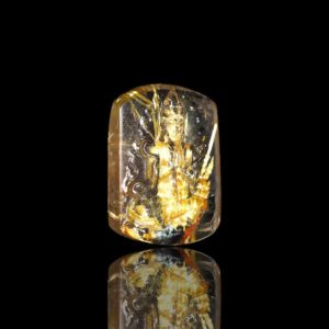 Mặt Phật Quan Thế Âm Bồ Tát - Tóc vàng bã mía #MTV0070 1