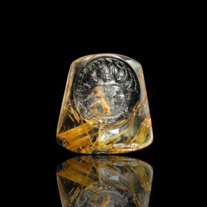 Mặt Hoàng Tài Bảo Thiên - Tóc vàng bã mía #MTV0072