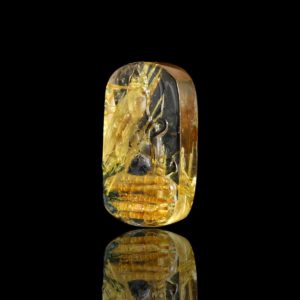 Mặt Phật Quan Thế Âm Bồ Tát - Tóc vàng bã mía #MTV0073 1