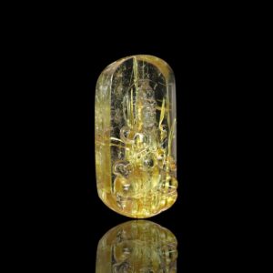 Mặt Phật Quan Thế Âm Bồ Tát - Tóc vàng bã mía #MTV0074 1