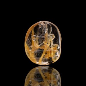 Mặt Phật Quan Thế Âm Bồ Tát - Tóc vàng bã mía #MTV0078