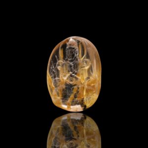 Mặt Phật Quan Thế Âm Bồ Tát - Tóc vàng bã mía #MTV0078 1