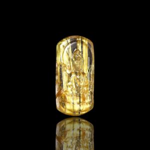 Mặt Phật Quan Thế Âm Bồ Tát - Tóc vàng bã mía #MTV0083 1