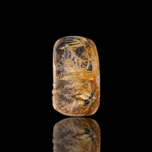 Mặt Hoàng Tài Bảo Thiên - Tóc vàng bã mía #MTV0084 2