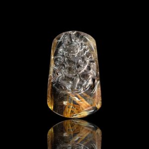 Mặt Hoàng Tài Bảo Thiên - Tóc vàng bã mía #MTV0085