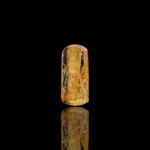 Mặt Phật Quan Thế Âm Bồ Tát - Tóc vàng bã mía #MTV0088 2