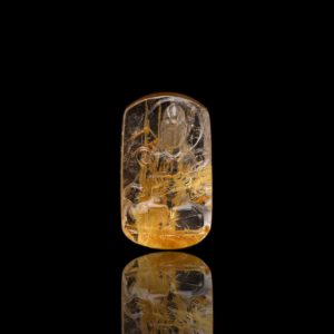 Mặt Phật Quan Thế Âm Bồ Tát - Tóc vàng bã mía #MTV0089