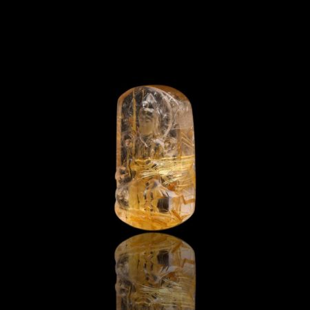 Mặt Phật Quan Thế Âm Bồ Tát - Tóc vàng bã mía #MTV0089 2