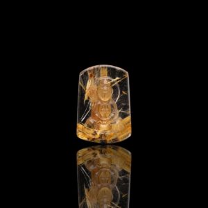 Mặt Phật Quan Thế Âm Bồ Tát - Tóc vàng bã mía #MTV0090