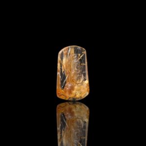 Mặt Phật Quan Thế Âm Bồ Tát - Tóc vàng bã mía #MTV0090 2