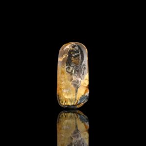 Mặt Phật Quan Thế Âm Bồ Tát - Tóc vàng bã mía #MTV0091 1