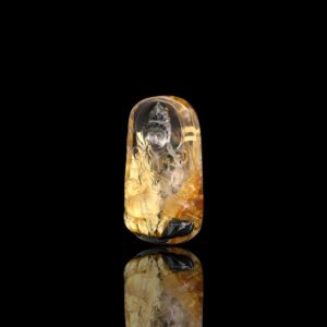 Mặt Phật Quan Thế Âm Bồ Tát - Tóc vàng bã mía #MTV0091 2