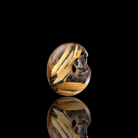 Mặt Phật Quan Thế Âm Bồ Tát - Tóc vàng bã mía #MTV0093 2