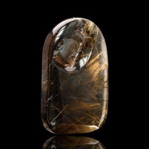 Mặt Phật Quan Thế Âm Bồ Tát - Tóc vàng bã mía #MTV0095 2