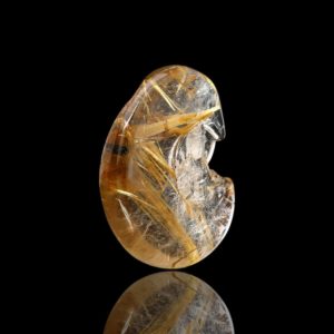 Mặt Phật Quan Thế Âm Bồ Tát - Tóc vàng bã mía #MTV0097 1