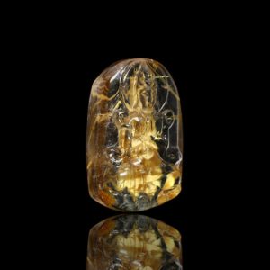 Mặt Phật Quan Thế Âm Bồ Tát - Tóc vàng bã mía #MTV0111 1