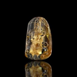 Mặt Phật Quan Thế Âm Bồ Tát - Tóc vàng bã mía #MTV0111 2