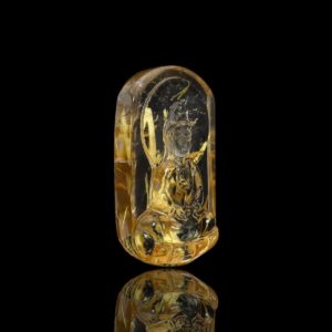 Mặt Phật Quan Thế Âm Bồ Tát - Tóc vàng bã mía #MTV0115 1