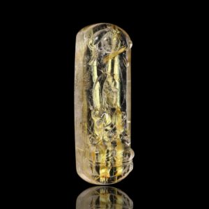 Mặt Phật Quan Thế Âm Bồ Tát - Tóc vàng bã mía #MTV0117 1