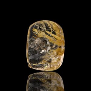 Mặt Phật Quan Thế Âm Bồ Tát - Tóc vàng bã mía #MTV0118 2