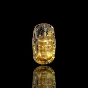 Mặt Phật Quan Thế Âm Bồ Tát - Tóc vàng bã mía #MTV0119