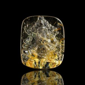 Mặt Hoàng Tài Bảo Thiên - Tóc vàng bã mía #MTV0121