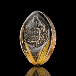 Mặt Hoàng Tài Bảo Thiên - Tóc vàng bã mía #MTV0122 1